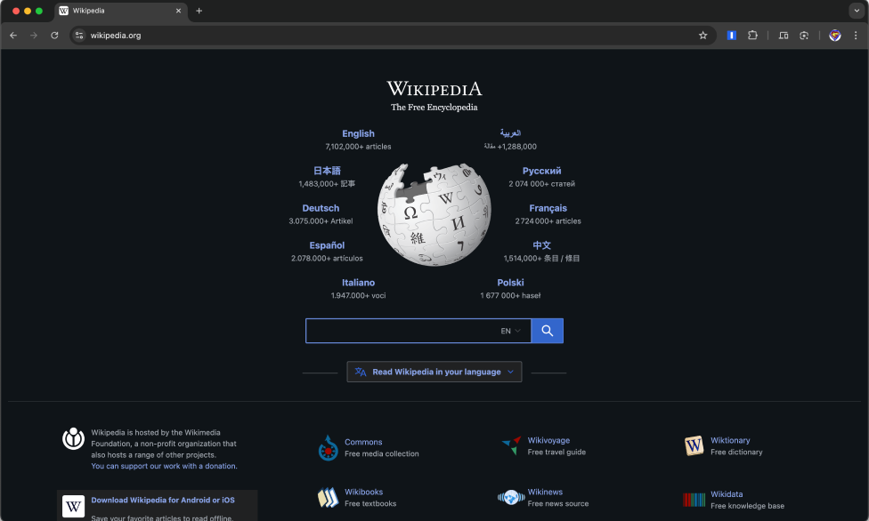 Step 1 - Navigate to webpage